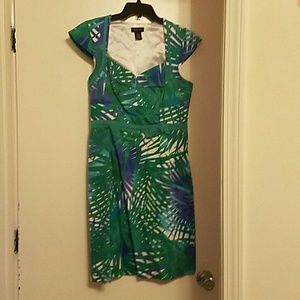 Tropical Print Dress